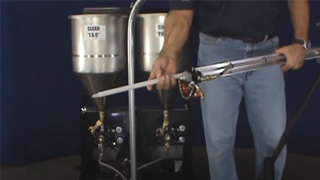 hi tech systems polyurea pumps for crack repair and joint filling